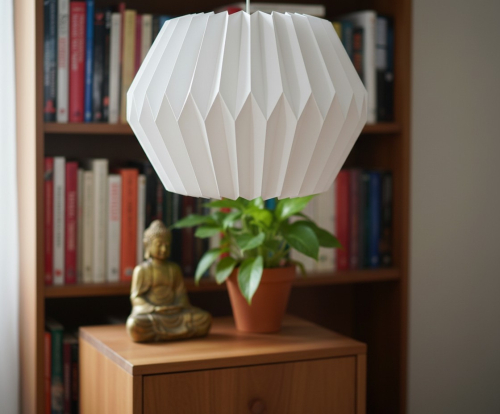 Origami Design Papier Lampenschirm - Modell Umbria 1 - 27x38x38 cm  �38 cm