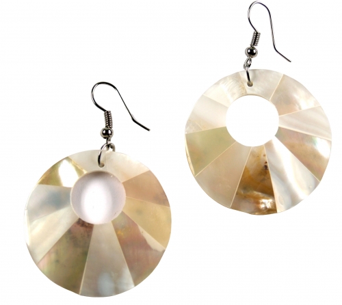Shell earrings 8 - 3x3 cm