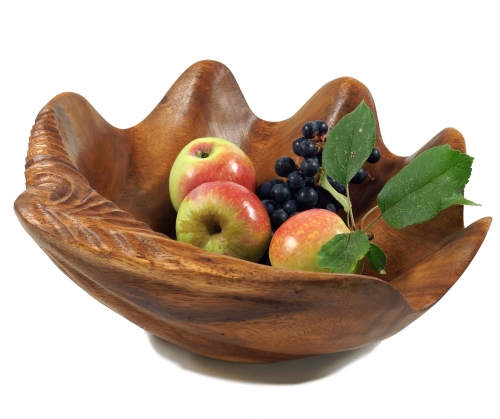 Fruit bowl shell, carved fruit bowl - M3 shell - 11x33x33 cm 