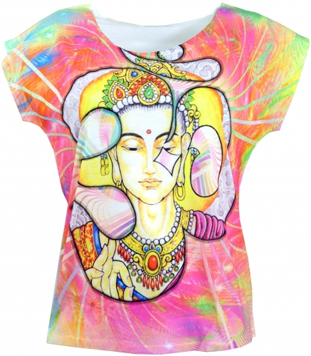 Psytrance T-Shirt, Yoga T-Shirt, Retro T-Shirt - Laxmi Om