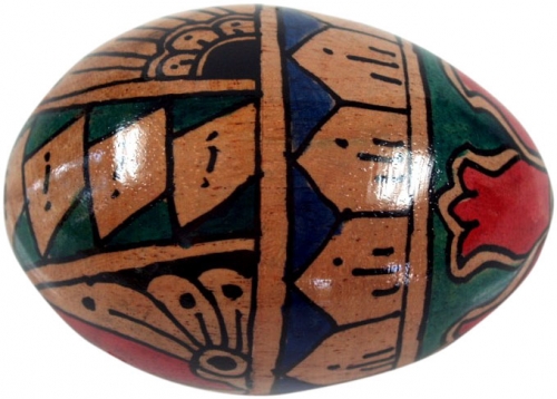 Wooden musical instrument, music percussion rhythm sound instrument, handmade, rattle egg - hand rattle 8 - 8x5x5 cm 