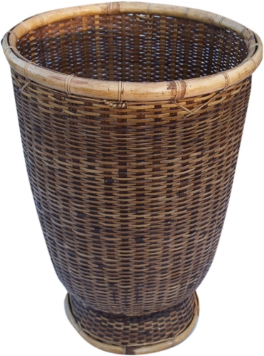 Rattan wastepaper basket, Asian basket