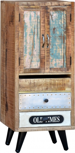 Drawer cabinet with feet in vintage design - Model 2 - 128x52x40 cm 