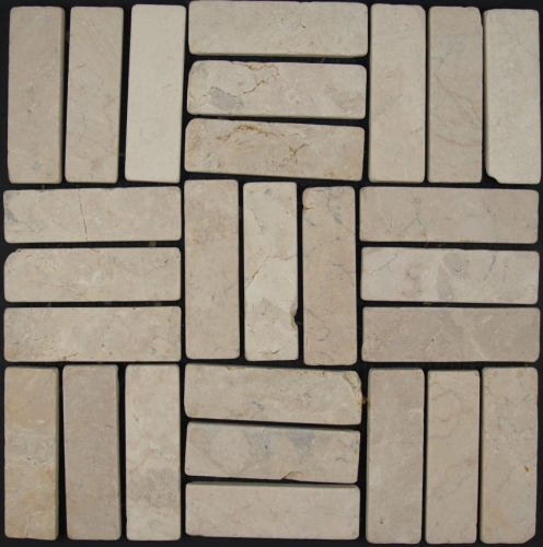 Rod mosaic tiles in marble (P-05) - Design 12