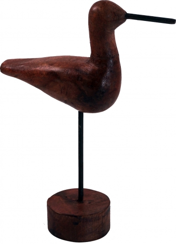Statue wooden bird, decorative figure - model 5 - 23x13x5 cm 