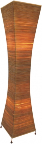Stehlampe / Stehleuchte Titania-string- handgefertigte Designleuchte aus Bali - 118x38x38 cm 