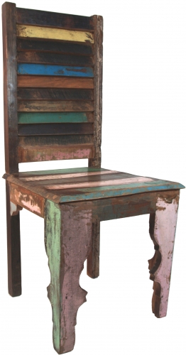 Stuhl antikfarben - Modell 11a - 105x48x46 cm 