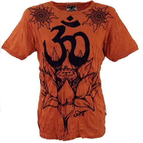 Sure men`s T-shirt Lotus OM - rust orange