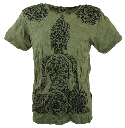 Sure men`s T-shirt Mandala Buddha - olive