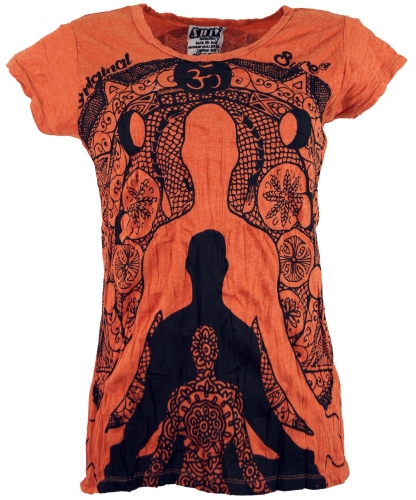 Sure T-shirt Meditation Buddha - rust orange
