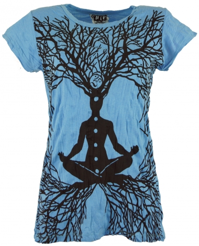 Sure T-shirt Meditation Chakra Buddha - light blue