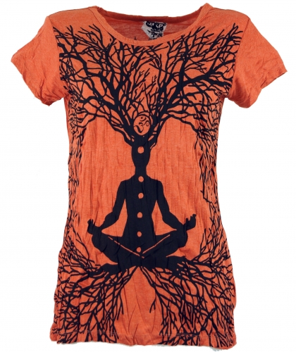 Sure T-shirt Meditation Chakra Buddha - rust orange