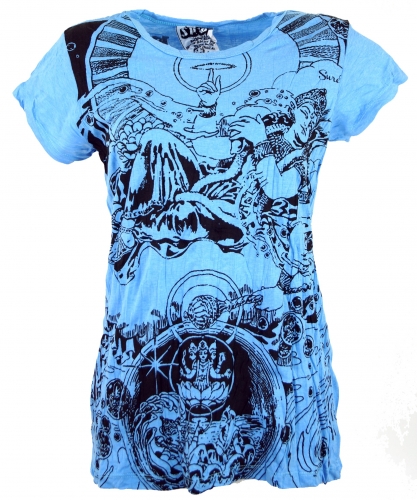 Sure T-shirt Meditation Thai Buddha - light blue