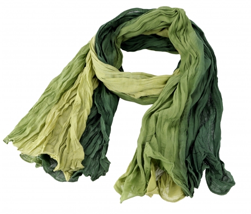 Batik scarf, batik shawl, batik sarong - olive green - 180x100 cm