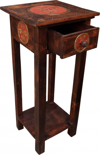 Telephone table, hall table - Japan brown - 80x30x30 cm 