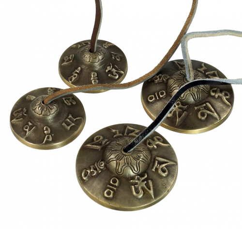 Cymbal pair with ornament, Tibetan cymbal