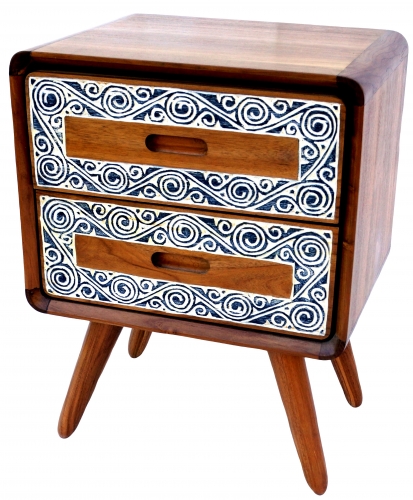 Small chest of drawers, drawer unit in retro design - Model 36 - 65x50x40 cm 