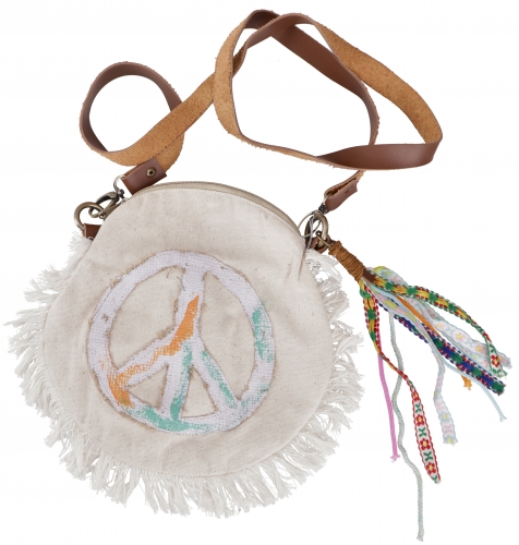 Boho shoulder bag, hippie bag - model 1 - 25x25x9 cm 