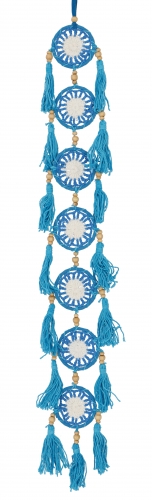 Dreamcatcher necklace - light blue - 45x17x2 cm  17 cm