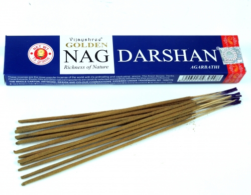 Vijayshree Incense Sticks - Golden Nag Darshan 15 g - 2x5x23 cm 