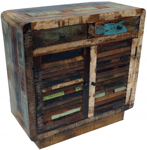 Solid vintage chest of drawers, highboard, sideboard, hallway cupboard - Model 6 - 90x90x38 cm 