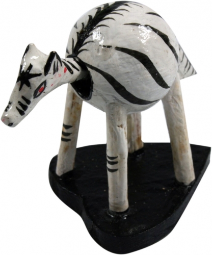 Bobble head animal, bobble animal - zebra 1 - 6x4x4 cm 