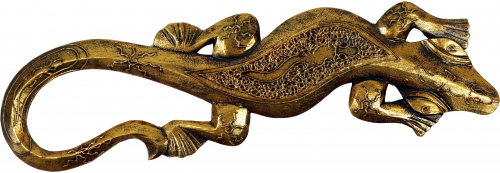 Wall gecko, mask gold-colored 50 cm - Model 1