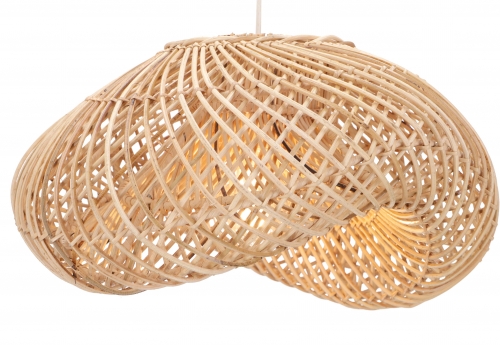 Deckenlampe / Deckenleuchte, in Bali handgemacht aus Naturmaterial, Rattan - Modell Molina 37 cm