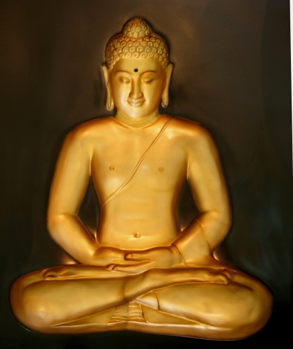 3-D Buddha Hologramm Bild - Modell 9 - 100x70x20 cm 