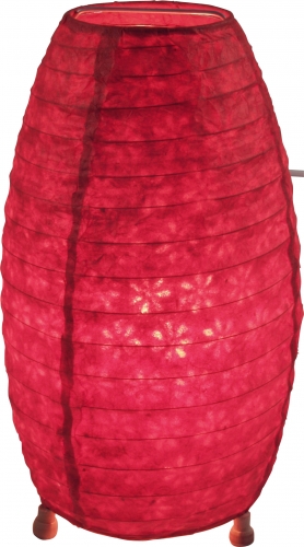 Coronada Lokta paper table lamp/table lamp - 30 cm red