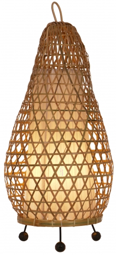 Tischlampe / Tischleuchte, in Bali handgemacht aus Naturmaterial - Modell Hermigua 50 cm