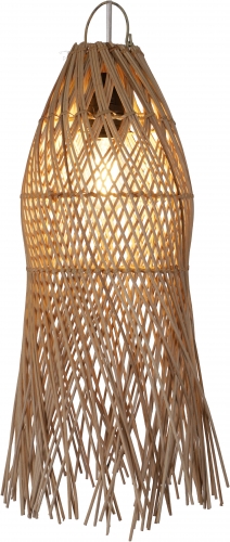 Deckenlampe / Deckenleuchte, in Bali handgemacht aus Naturmaterial, Rattan - Modell Coimbra - 50x20x20 cm  20 cm