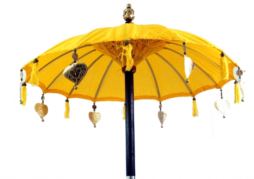Zeremonienschirm, asiatischer Dekoschirm - gelb - 250 cm Ø190 cm
