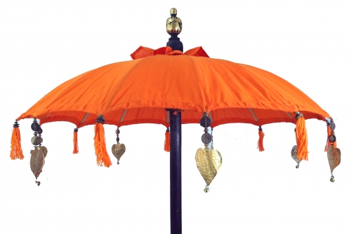Ceremonial umbrella, Asian decorative umbrella - orange - 250x190x190 cm  190 cm