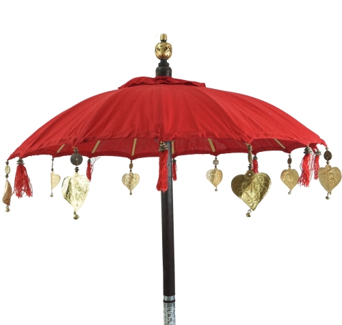 Ceremonial umbrella, Asian decorative umbrella - red - 250x190x190 cm  190 cm