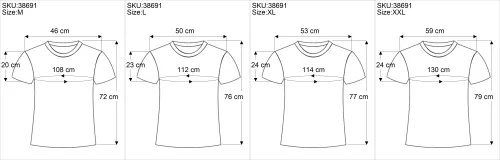 Size - Mirror T-Shirt - Mandala / weiß