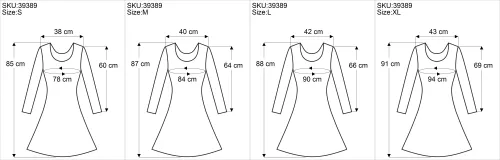 Size - Minikleid, Boho Kleid Leave Organic - schwarz