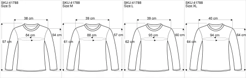 Size - Langarmshirt in Wickeloptik aus Bio-Baumwolle, Boho Shirt mit Rosendruck - majolica