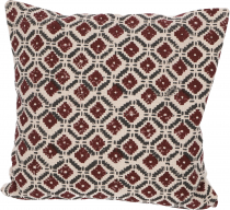Woven Kilim Pillow Cover Block Print, Decorative Pillow Cover, Bo..