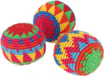 Juggling balls, crochet balls 5,5cm - colorful (1 pcs.)