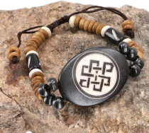 Tibet Bracelet, Buddhist Bracelet, Ethno Tribal Jewelry - Model 3