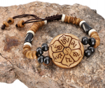 Tibet Bracelet, Buddhist Bracelet, Ethno Tribal Jewelry - Model 4
