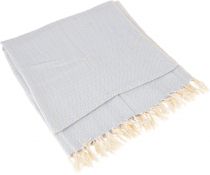 Hamam towel, sauna towel, beach towel - light blue
