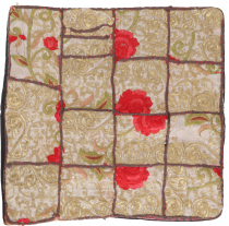 Patchwork cushion cover, decorative cushion cover from Rajasthan,..