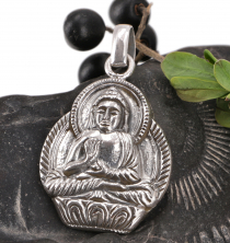 Silver Pendant Buddha Talisman - Model 2