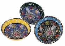 3`er Set Oriental bowls, bowl, cereal bowl Ø 13 cm, hand painted ..