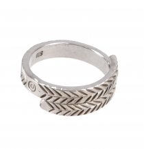 Silver Ring, Boho Style Ethno Ring - Model 16