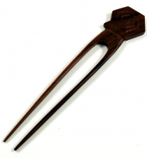 wooden hair clip, hairpin no. 34