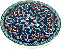 Orientalischer Keramikuntersetzer, runder Untersetzer mit Mandala..