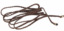 Macramé chain, macramé ribbon, ribbon for chain - dark brown